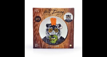 Mustard Wild Dining Dinerbord - Ø 23 cm - Leeuw