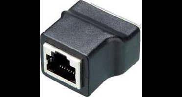 8P8C (RJ45) VROUWELIJK NAAR 8-POLIGE SCHROEFLOZE AANSLUITING (5 ST)