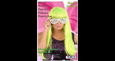 Pruik Trendy Valley - Lang - Groen