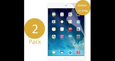 Screenprotector geschikt voor iPad Mini 2019 / 4 - Glas PET Folie - 2 Stuks