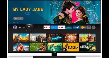 MEDION X14332 (MD 31410) 108 cm (43 inch) QLED TV (Fire TV, 4K Smart TV, Dolby Vision HDR, Dolby Atmos, Netflix, Prime Video)