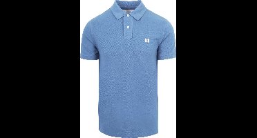 King Essentials The Rene Poloshirt Mid Blauw - Maat S - Heren - Polo shirt Heren met Korte mouw