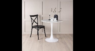 Fjôrd Eettafel Hamden Rond Wit Mdf