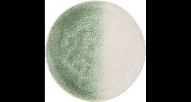 Secret de Gourmet Mala Plat bord Ø20cm - Set van 6 stuks - Wit/Groen