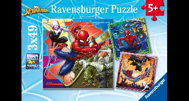 Ravensburger - Spider-Man - Puzzel - 3x49 Stukjes