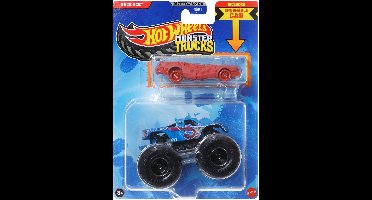 Hot Wheels Monster Trucks Auto - Race Ace 2-delig inclusief kleine auto