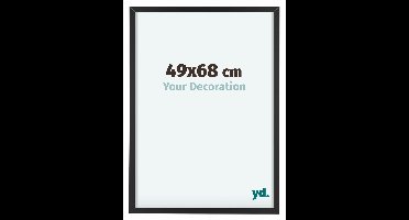 Your Decoration - Fotolijst 49x68 cm - Aluminium - Zwart - Virginia
