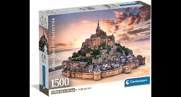 Clementoni - Puzzel - 1500 Stukjes - Mont Saint-Michel Rising - Puzzel Voor Volwassenen - High Quality Collection