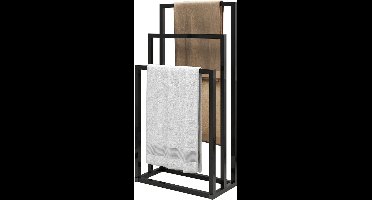 ApexArte® Handdoekrek Badkamer - Handdoekhouder - Zwart