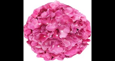 Buitengewoon de boet - Kunst hortensia tak roze 92 cm