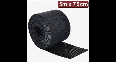 Quadrios 24CA311 Klittenband Om te bundelen Haak- en lusdeel (l x b) 5 m x 7.5 cm Zwart 5 m