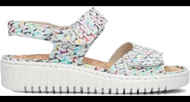 Waldlaufer - 955001-H-Willow - Sandalen met hakDames Sandalen - Kleur: Wit/beige - Maat: 39