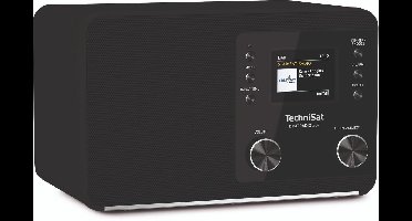 TechniSat DIGITRADIO 307 radio DAB+, FM AUX, DAB+, FM Alarm klok, zwart