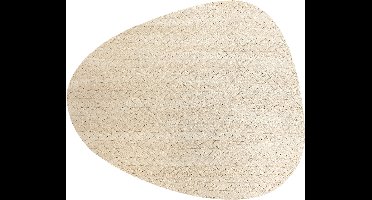 OLIVIA - Placemat - 39x30 cm - Organische vorm - Gevlochten look