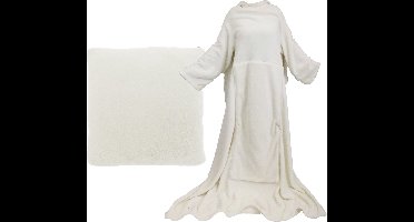 SNUGGLE - Sierkussen / Plaid - 150x200 cm - sierkussen én plaid - Multifunctioneel - Warm en stevig
