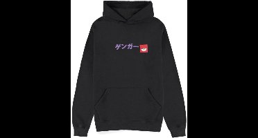 Pokémon Gengar Block print Heren Trui met capuchon - zwart - S