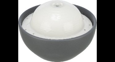 Trixie Vital Dome - Drinkfontein - Keramiek - Grijs/Wit - 1.5 L
