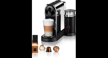 De'Longhi Nespresso CitiZ Platinum & Milk EN330.M - Koffiecupmachine - Met melkopschuimer - Stainless Steel