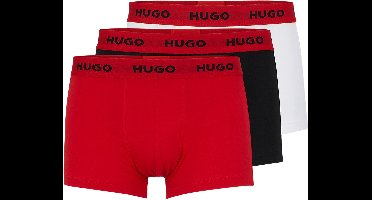 HUGO trunks (3-pack) - heren boxers kort - multicolor (set met verschillende kleuren)