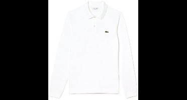 Lacoste Slim Fit polo lange mouw - wit