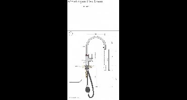 Quooker NL Flex kokendwaterkraan opbouw uitloop draaibaar met uittrekbare uitloop met Pro3 reservoir Zwart