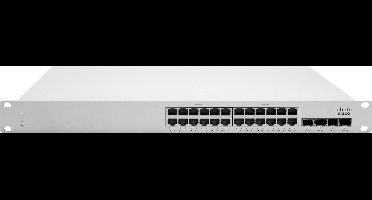 Cisco Meraki MS250-24P - netwerkswitch - Managed L3 Gigabit Ethernet (10/100/1000) - 1U