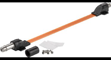 F (v) - F (v) deur/raam coax adapter / weerbestendig - 0,50 meter