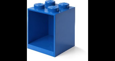 Lego - Wandschap Brick 4 - Polypropyleen - Blauw