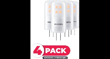 Philips 12V LED G4 - 1W (10W) - Warm Wit Licht - Niet Dimbaar - 4 stuks