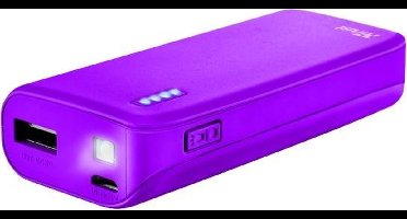 Trust PRIMO Lithium-Ion (Li-Ion) 4400mAh Paars powerbank