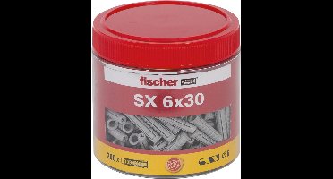 Fischer spreidplug nylon SX 6x30mm (Per 200 stuks)