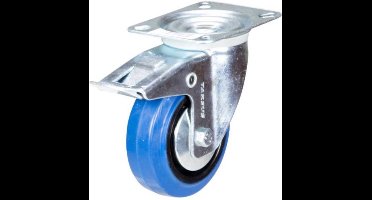 Tarsus Zwenkwiel - 160 mm - Met rem en kogellagers - 240 kg draagvermogen - Blauw