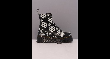 Dr. Martens jadon polka boots dames zwart  26882009 black white polka leer 38