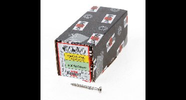 Kelfort Vlonderschroef platverzonken kop RVS A2 T25 5.0 x 50/30mm