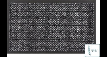 MD Entree - Deurmat - Schoonloopmat met antibacteriële werking - SAFE HOME COLLECTION - Bink Graphite - 45 x 75 cm