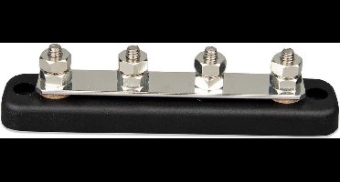 DC Verdeelrail 250A 2P met 12 schroeven + ABS kap