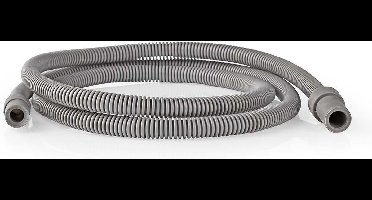 Nedis Afvoerslang - 8 mm - 10 mm - 1.50 m - Toepassing: Condensdroger - Kunststof / Rubberen - Grijs