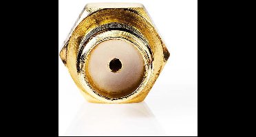 Nedis SMA-Adapter - SMA Female Omgekeerde Polariteit - SMA Female - Verguld - 50 Ohm - Recht - Koper - Goud - 2 Stuks - Envelop