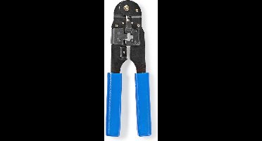 Nedis Krimptang - CAT5e / CAT6 / CAT6a - Snijden / Strippen / Tang - ABS / Staal - Blauw