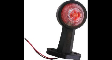 ProPlus Breedtelicht - Rood/Wit - Recht - 120 mm - 12 Volt - Inclusief Gloeilampje
