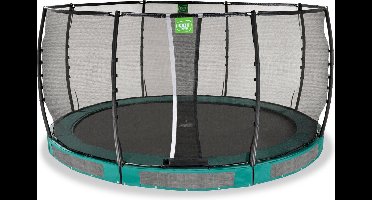 EXIT Allure Premium Trampoline ø427cm - Inground - Ingraaftrampoline - Rond - Voor Kinderen - Groen