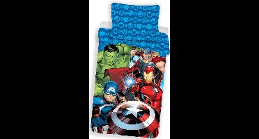 Marvel Avengers Dekbedovertrek Glow in the dark - 140 x 200 cm - 70 x 90 cm