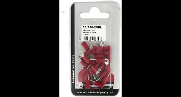 Kabeloog M3 rood 25 stuks blister