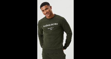 Björn Borg logo crew - donkergroen