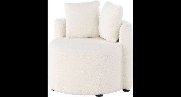 Kelso bank voor kinderen teddy wit.