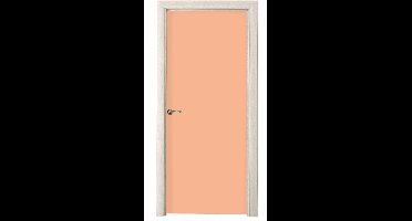 Deurposter 85x205 cm - Deursticker Abrikoos - Roze - Pastel - Effen - Kleur - Meubelfolie zelfklevend - Deurfolie woonkamer - Interieurfolie fotobehang - Deur plakfolie - Deurstickers - Deurbehang sticker - Kamer decoratie