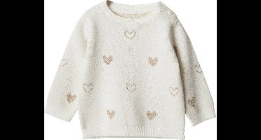 Vertbaudet Jacquardtrui met hartjes babymeisje