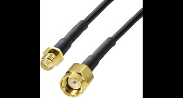 BKL Electronic WiFi-antenne Aansluitkabel 3 m Zwart