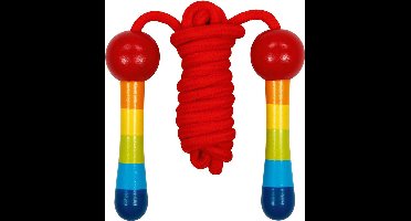 Goki Houten Springtouw Regenboog, 200cm