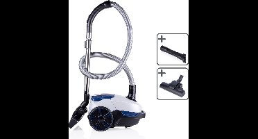 Dirt Devil Stofzuiger met Zak DD2002 - Vacuum Cleaner met HEPA 10 Filter - Stofzuiger met Combiborstel en Kierenzuigmond 800W - Wit